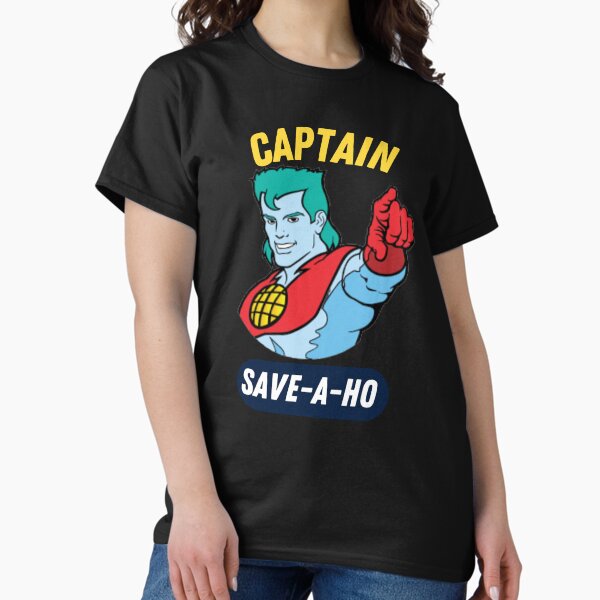Artikelvorschau, Captain Save a Ho - Klassisches T-Shirt | Captain Save-a-Ho-T-Shirt entworfen und verkauft von ReganPro5.