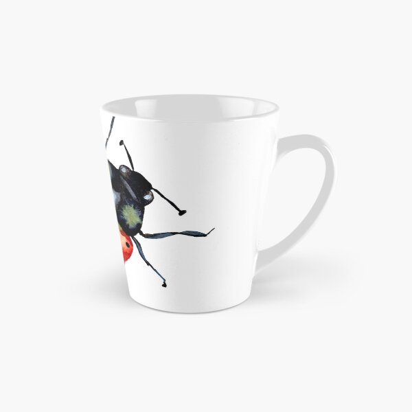 Item preview, Ladybug red colorful cute a watercolor sketch designed and sold by Yana Mustafina | Boho Soulful Designs.