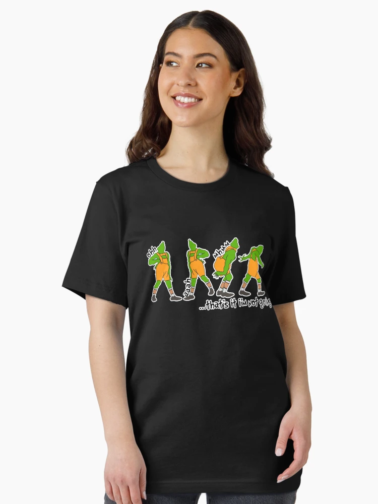 Aperçu 3 sur 7. T-shirt essentiel avec l'œuvre C'est ça, je n'y vais pas créée et vendue par Catana Design.