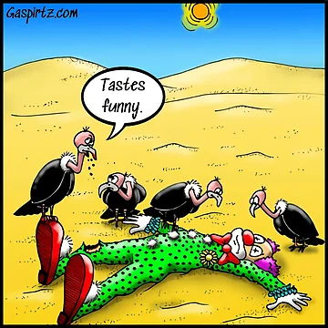 Artwork thumbnail, Dead Clown Tastes Funny by Gaspirtz