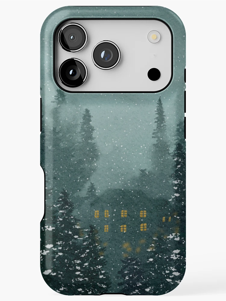 Imagen 1 de 4, Funda de iPhone con la obra Bosque de niebla, diseñada y vendida por NessiSunnset.