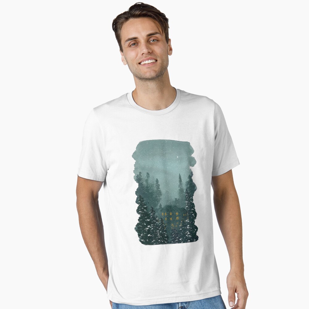 Vista previa del artículo con la obra «Camiseta esencial», diseñado y vendido por NessiSunnset.