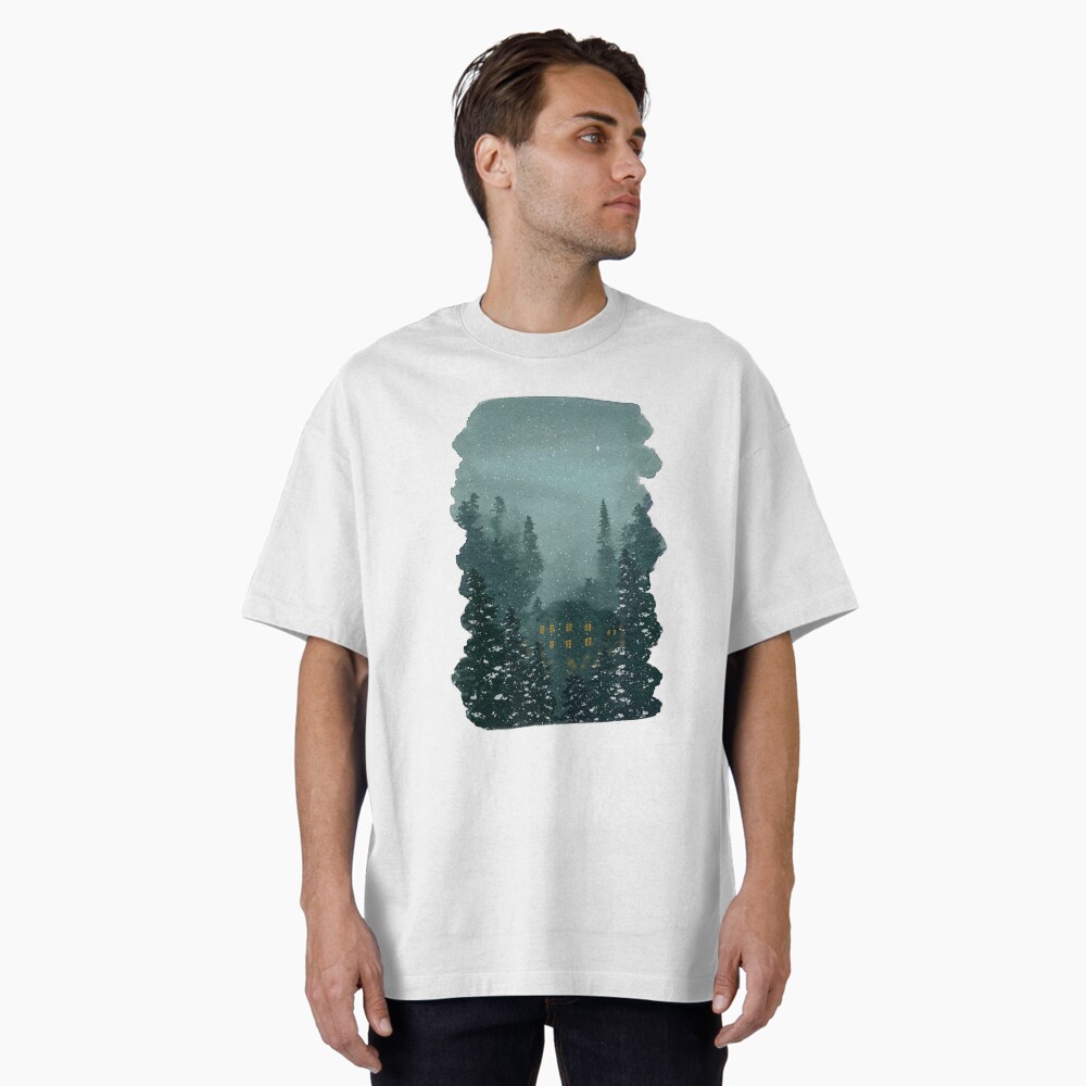 Vista previa del artículo con la obra «Camiseta oversize», diseñado y vendido por NessiSunnset.