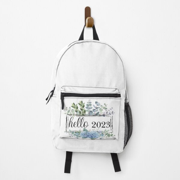 Item preview, Hello 2023 Welcome 2023 Happy New Year 2023 Watercolor Floral Leaf's Flowers designed and sold by HalloweenGift.