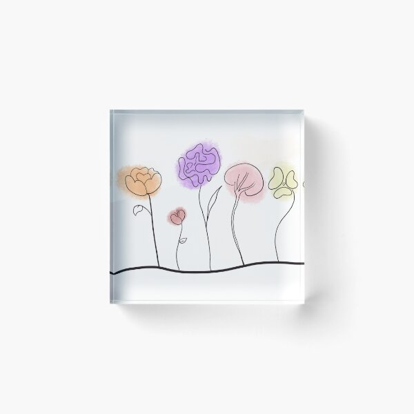 Item preview, Flores de riñón en color designed and sold by Potsie and Pots.