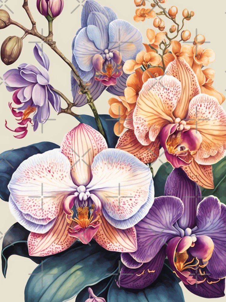 Thumbnail 4 of 4, Graphic T-Shirt, Orchids designed and sold by AffirmDSG.