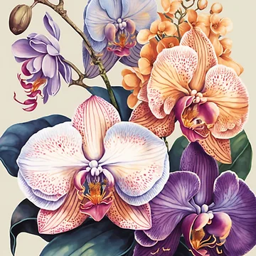 Artwork thumbnail, Orchids by AffirmDSG