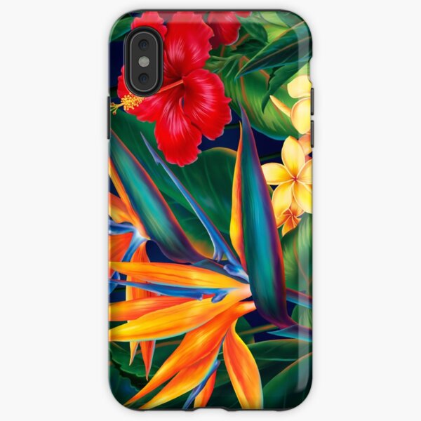 Aperçu de l'œuvre Illustration de paradis tropical hawaïen oiseaux du paradis créée et vendue par DriveIndustries.