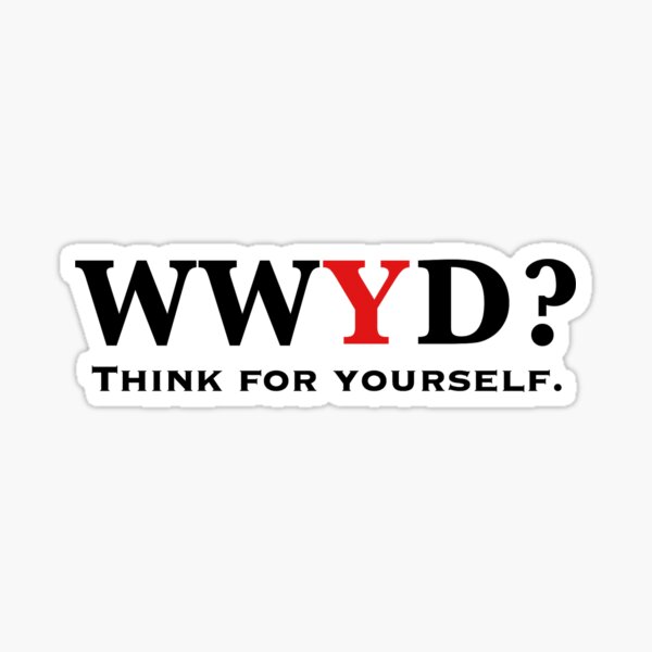 Artikelvorschau, Was würdest du tun, denke für dich, Atheist entworfen und verkauft von EarthlyIndigo.