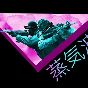 Artwork thumbnail, Counter Terrorist Vaporwave by Awpie