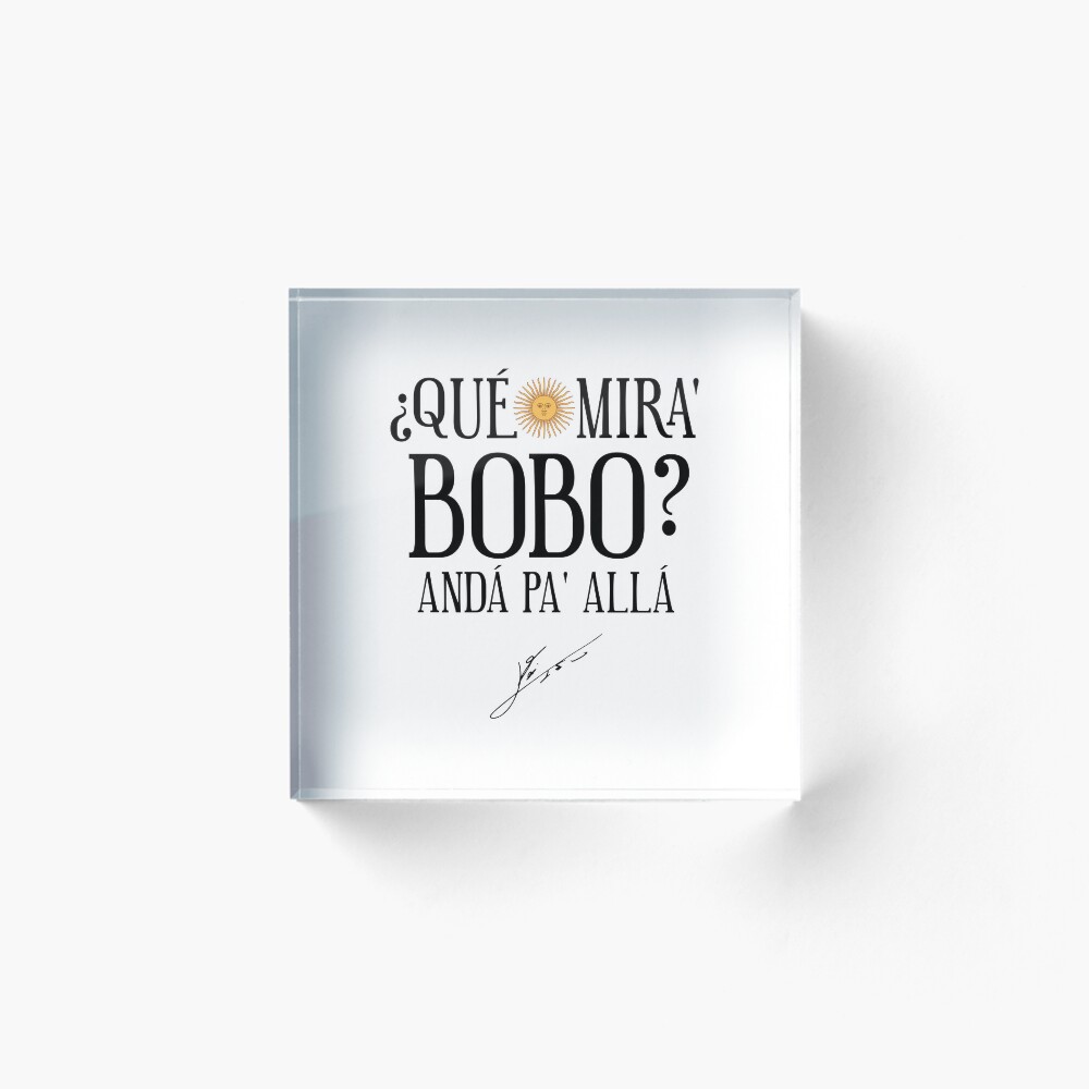 Vista previa del artículo con la obra «Bloque acrílico», diseñado y vendido por Wolka.