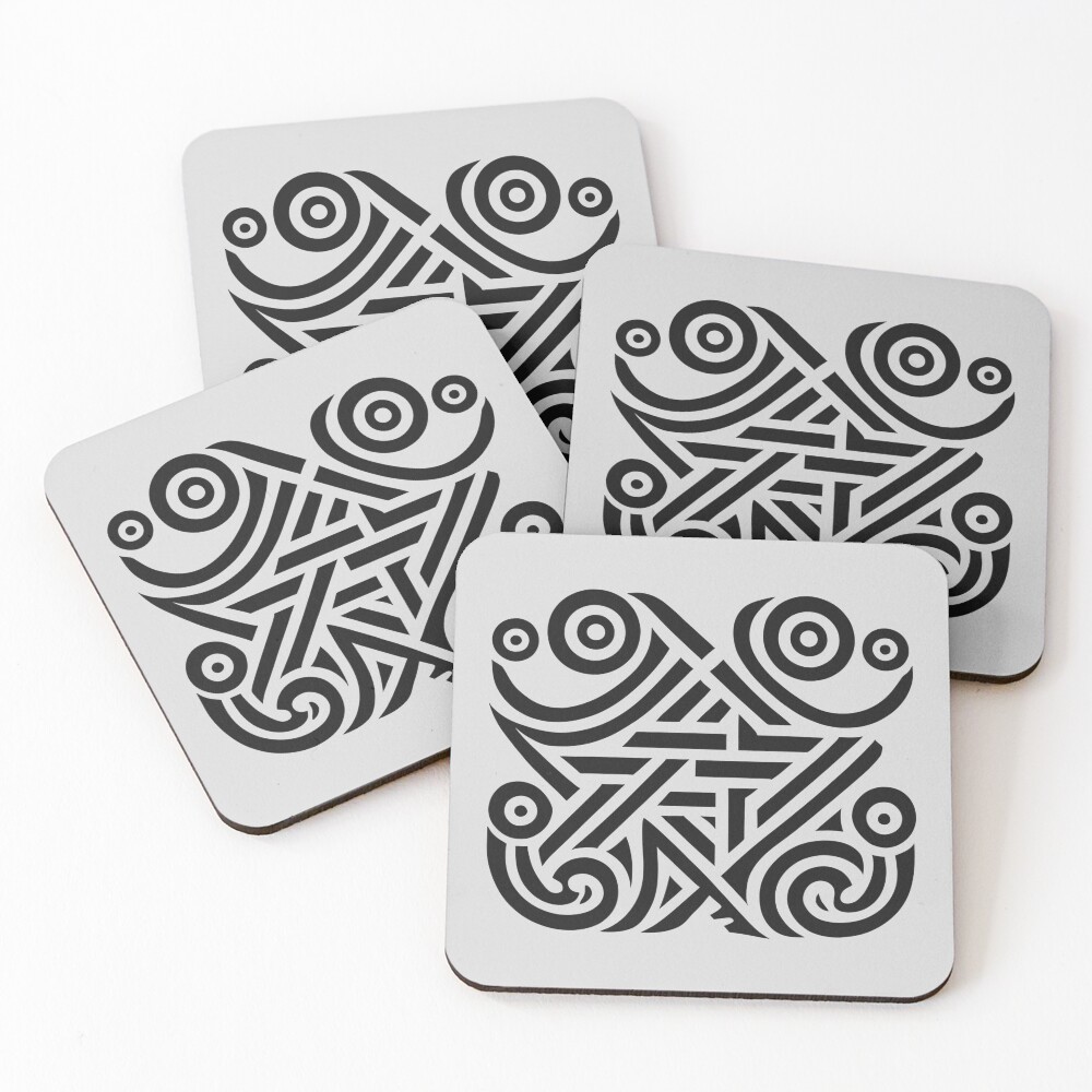 Item preview, Coasters (Set of 4) designed and sold by YoobiArt.