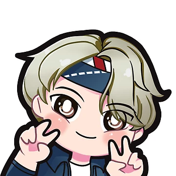 Artwork thumbnail, BTS Tiny Tan V chibi peeker by MilkTeaMari