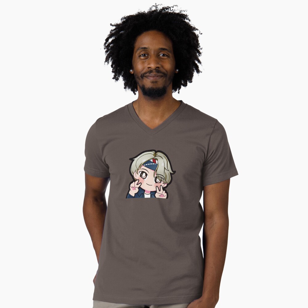 Item preview, V-Neck T-Shirt designed and sold by MilkTeaMari.