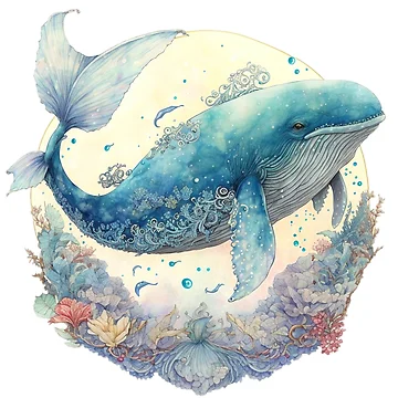 Imagen de la obra Ballena Azul de MckennaiiShop