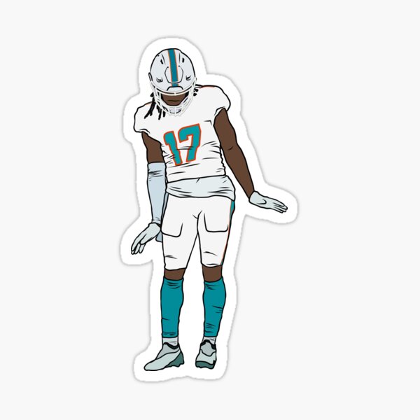 Aperçu de l'œuvre Célébration de Jaylen Waddle créée et vendue par RatTrapTees.