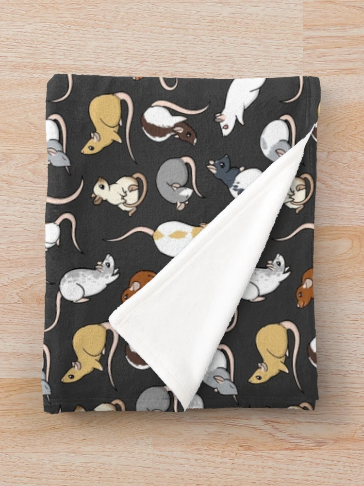 Thumbnail 3 of 6, Throw Blanket, Rats designed and sold by Dragons and Beasties.