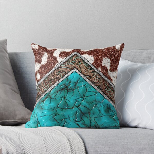 Item preview, País turquesa de cuero de vaca occidental designed and sold by POD-Balkan.