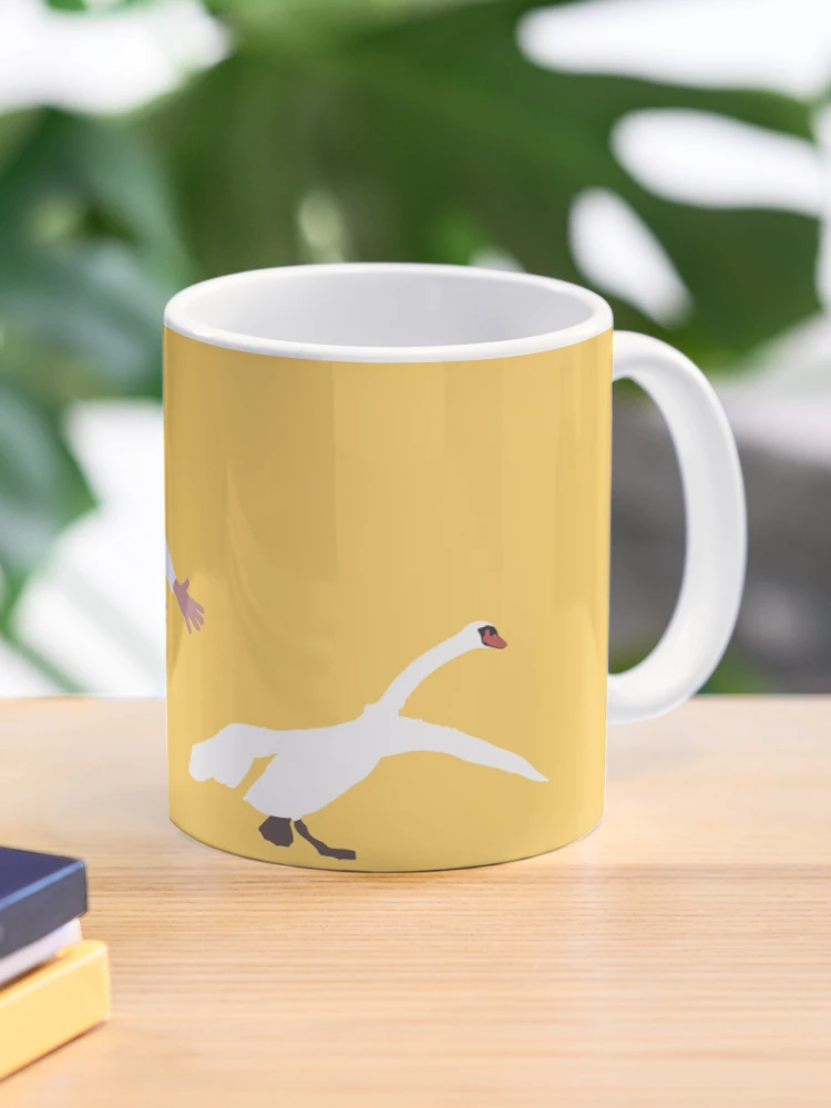 Thumbnail 1 of 6, Coffee Mug, Hot Fuzz Swan designed and sold by deez-doodles.