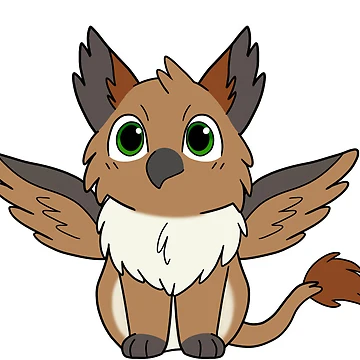 Artwork thumbnail, baby griffin by CosmoScribbles