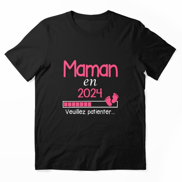 Aperçu de l'œuvre Maman en 2024 Cadeau Future Mère créée et vendue par Niko Samuel.
