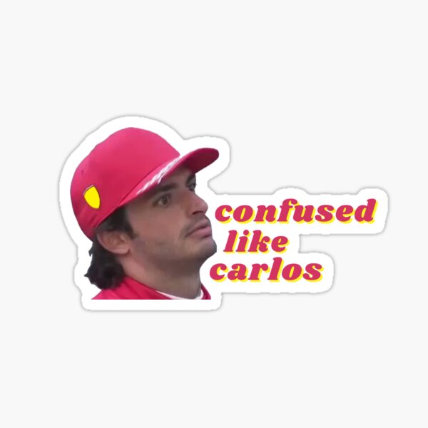 Item preview, Confundido como Carlos - Carlos Sainz designed and sold by perituoipensier.