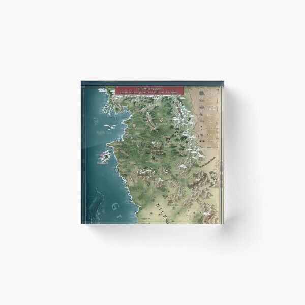 Item preview, Witcher Map - The Northern Kingdoms, Nilfgaardian Empire   designed and sold by boojun.
