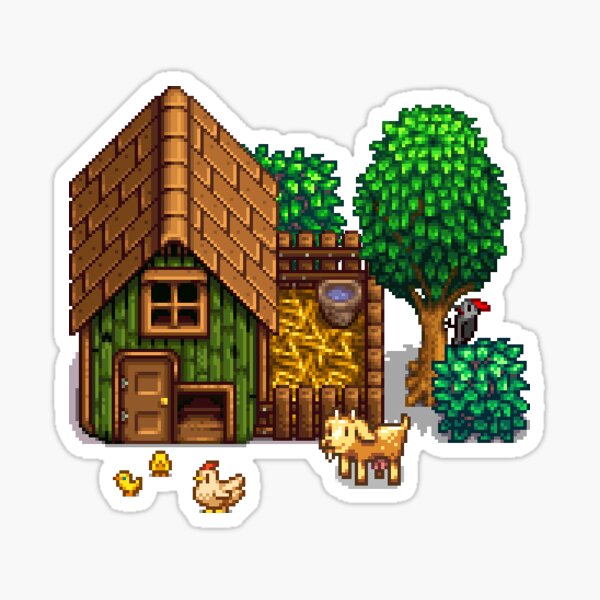 Item preview, Stardew Valley - Chicken Coop designed and sold by ParchedChair.