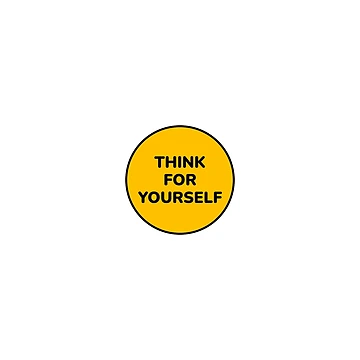 Artwork thumbnail, THINK FOR YOURSELF by Inspirationmotivation