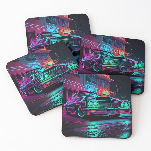 Item preview, Electric Neon Modern Lowrider Hot Rod #004 designed and sold by Dermonte West.