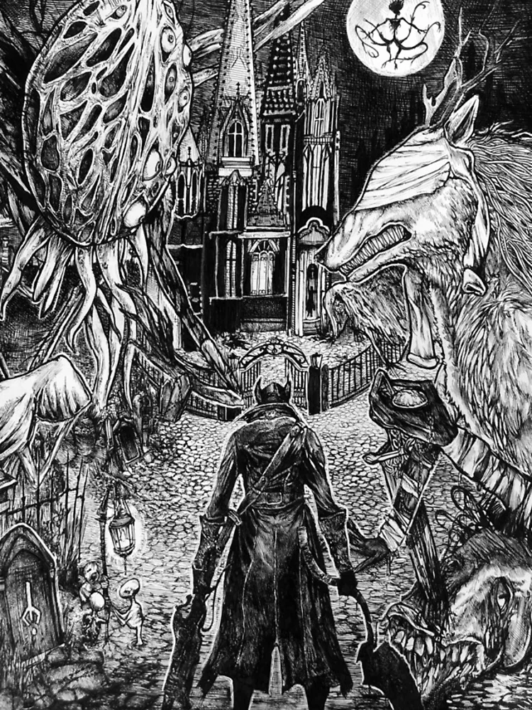 Thumbnail 4 of 4, Samsung Galaxy Phone Case, Bloodborne designed and sold by Nazcore.