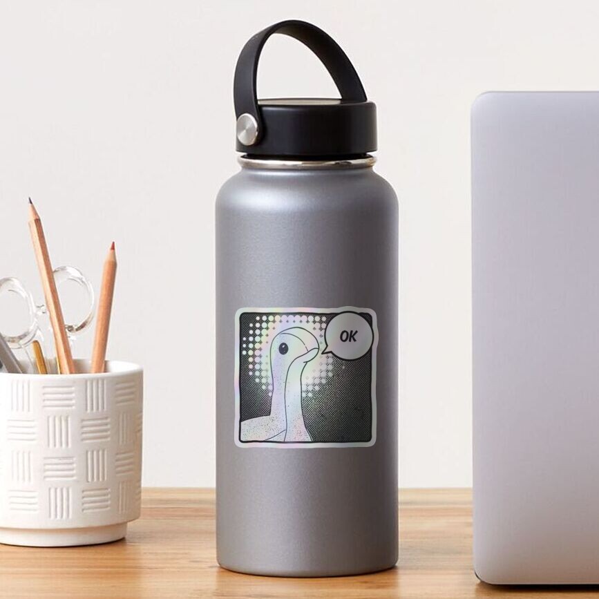 Aperçu de l'œuvre Sticker holographique créée et vendue par Wish Store.