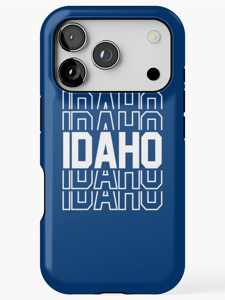 Thumbnail 1 of 4, iPhone Case, Idaho State Repeated Text designed and sold by sweetbelle.