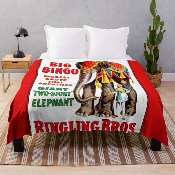 Item preview, RINGLING BROS. : Vintage Big Bingo Giant Elephant Circus Print designed and sold by posterbobs.