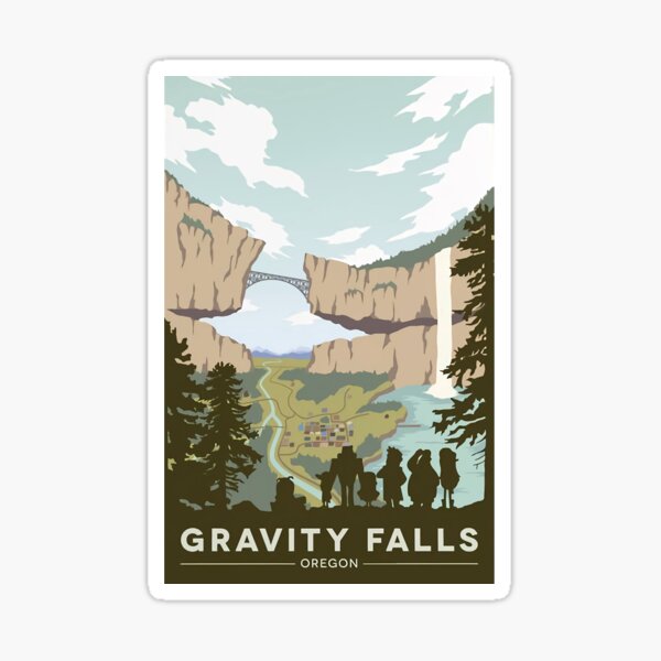 Item preview, Parque Nacional Gravity Falls designed and sold by Taniyahmartin.