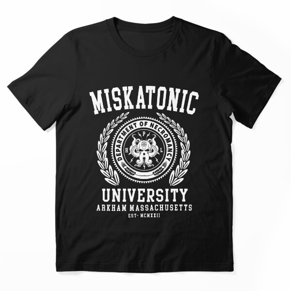 Artikelvorschau, CTHULU UND LOVECRAFT - MISKATONIC UNIVERSITY entworfen und verkauft von ShirtWreck.