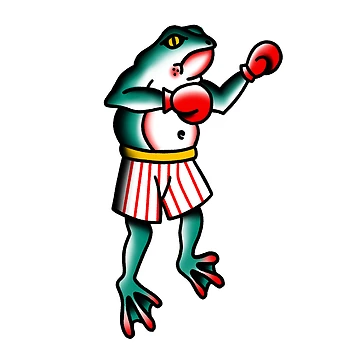 Vorschaubild zum Design Kampffrosch von sophiapeischl