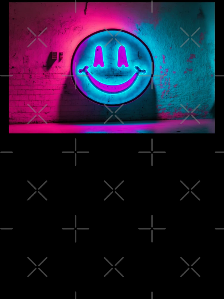 Thumbnail 7 of 7, Oversized T-Shirt, Preppy Smiley Face designed and sold by letsgetinspired.
