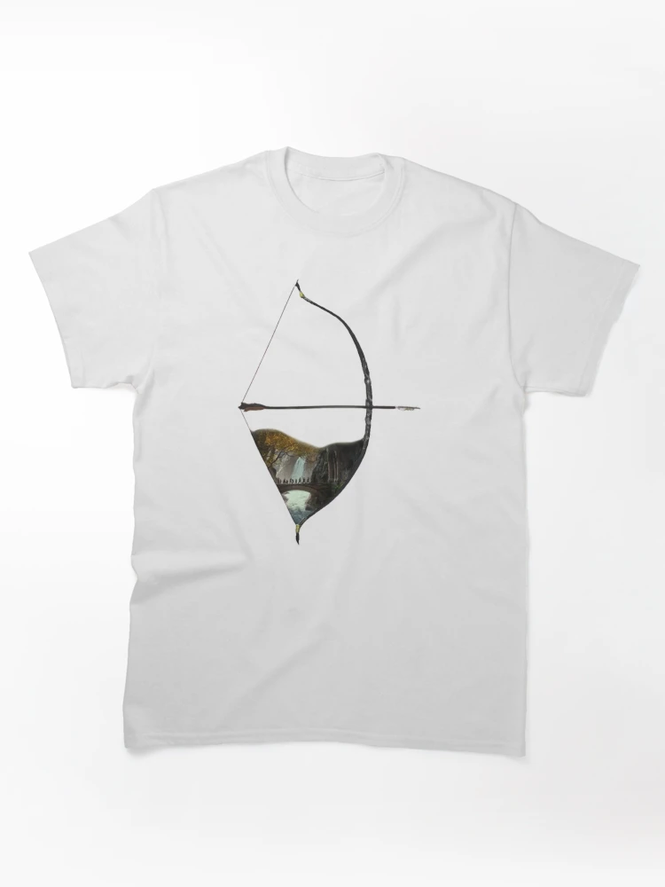 Aperçu 1 sur 7. T-shirt classique avec l'œuvre Jeter Legolas créée et vendue par Yarka.