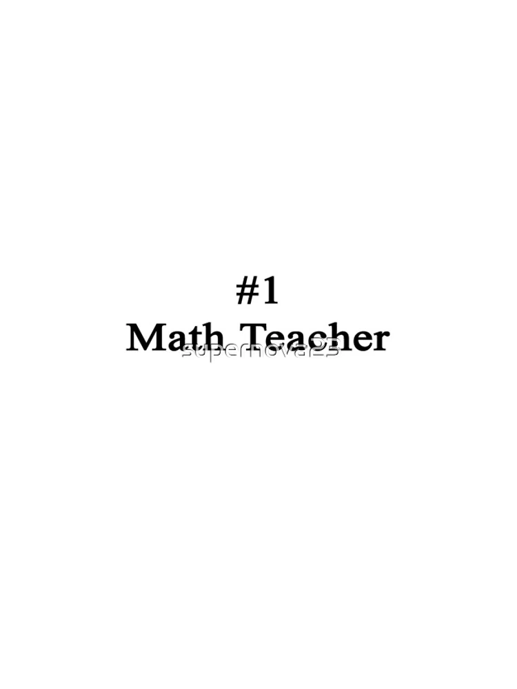 Thumbnail 4 of 4, iPhone Case, #1 Math Teacher designed and sold by supernova23.