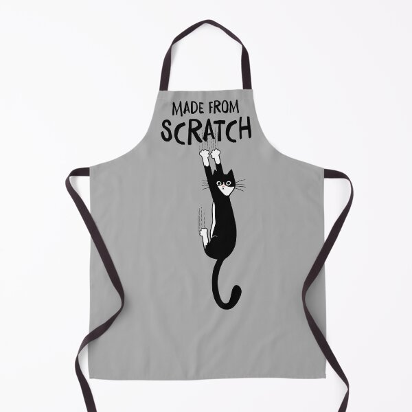 Artikelvorschau, Hergestellt aus Scratch Smoking Cat, die an einer lustigen schwarz-weißen Katze hängt entworfen und verkauft von Jenn Inashvili.