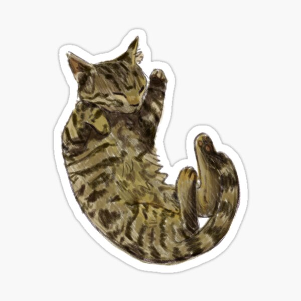 Artikelvorschau, Tabby Katze entworfen und verkauft von Abby Huls.
