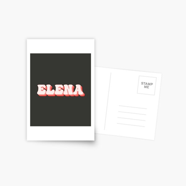 Artikelvorschau, Elena – Name entworfen und verkauft von kindxinn.