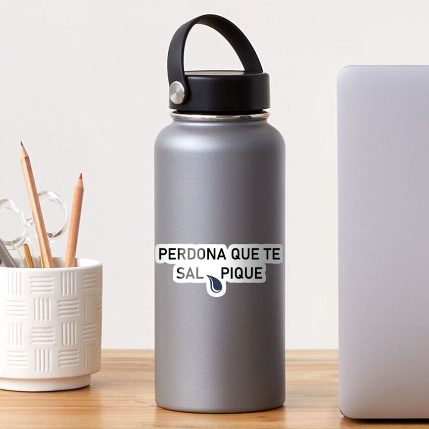 Vista previa del artículo con la obra «Pegatina brillante», diseñado y vendido por Simplistics.