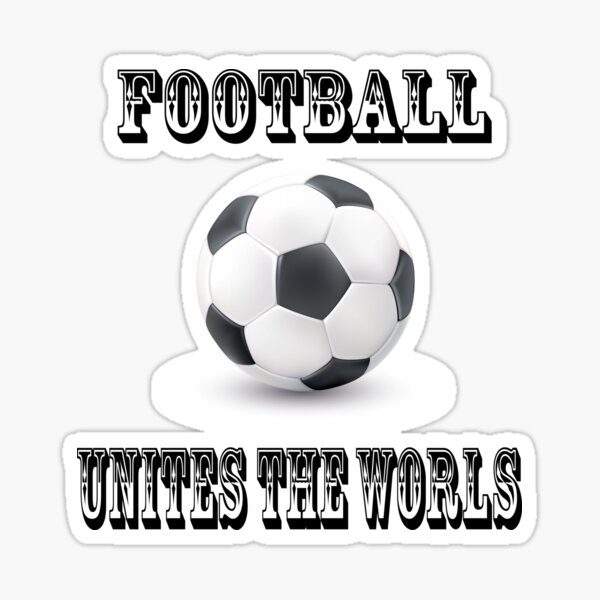 Aperçu de l'œuvre t-shirt football unit the world t-shirt cassique créée et vendue par SOLAYMSHOP.