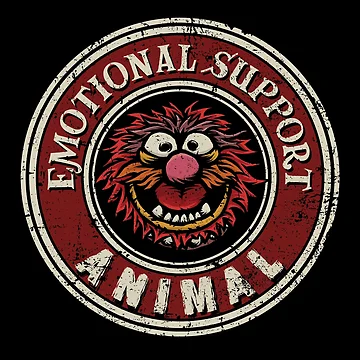 Artwork thumbnail, Emotional Support Animal by kg07