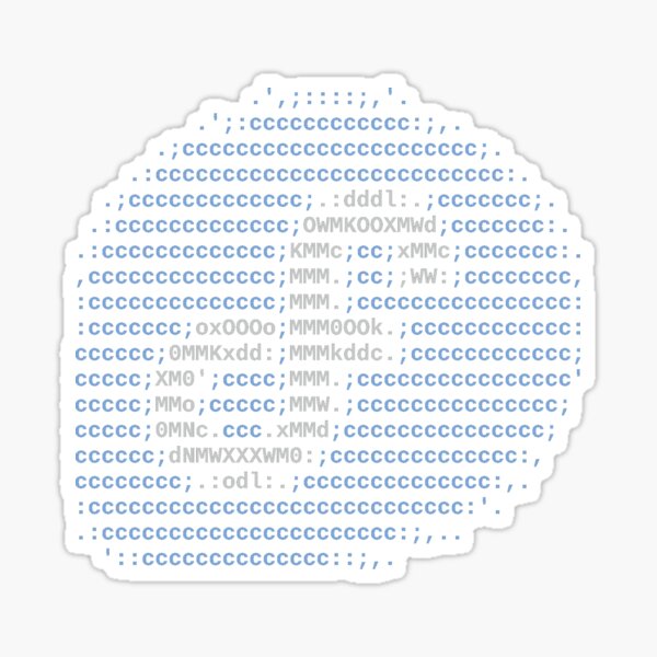 Aperçu de l'œuvre Logo ASCII Art de Neofetch pour Fedora Linux créée et vendue par WhateverIs.