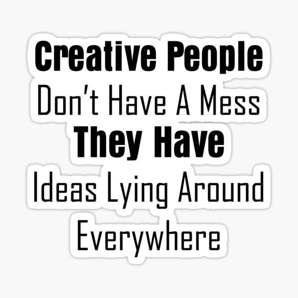 Item preview, Preguntas divertidas: las personas creativas no tienen problemas, tienen ideas por todas partes. designed and sold by The2Art.