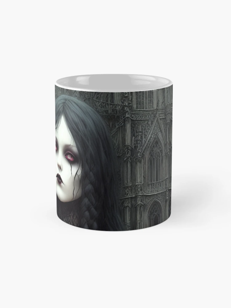 Aperçu 4 sur 6. Mug à café avec l'œuvre Art Gothique #5 créée et vendue par GMXTrackMaD.