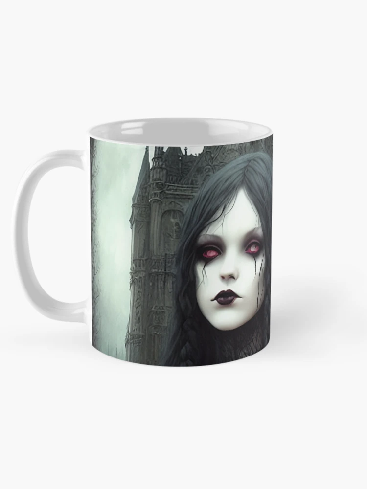 Aperçu 5 sur 6. Mug à café avec l'œuvre Art Gothique #5 créée et vendue par GMXTrackMaD.